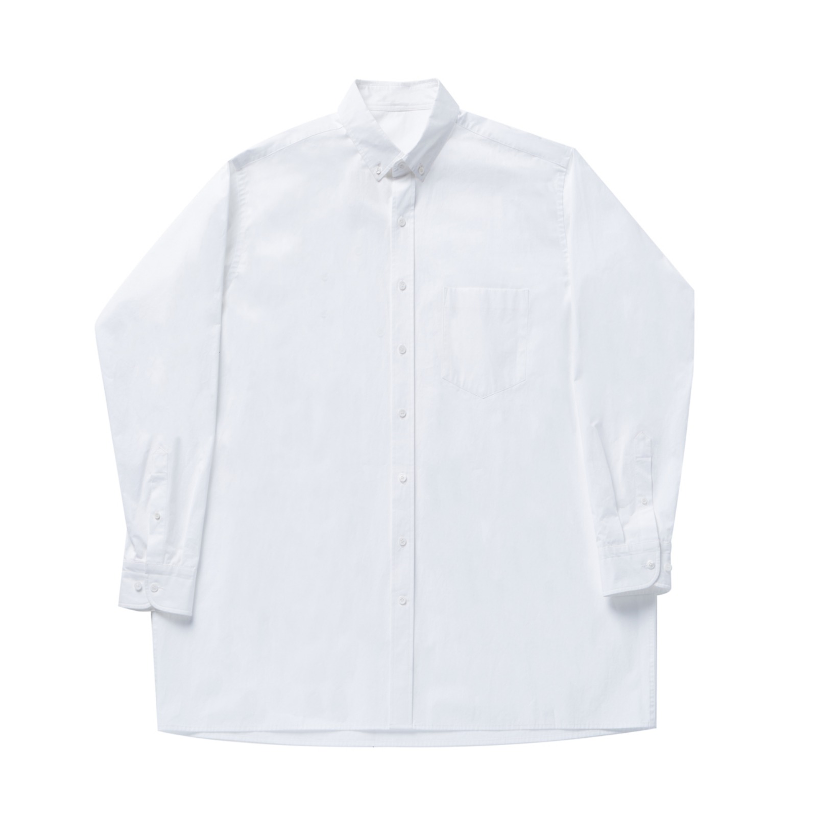 Long shirt 001 White(Unisex)